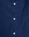 Finamore Tokyo Shirt Sergio Collar Poplin navy