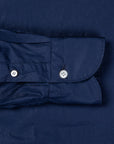 Finamore Tokyo Shirt Sergio Collar Poplin navy