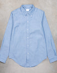 Far East Manufacturing Chambray Button-down Shirt Aqua