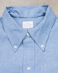 Far East Manufacturing Chambray Button-down Shirt Aqua