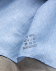 Far East Manufacturing Chambray Button-down Shirt Aqua