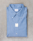 Far East Manufacturing Chambray Button-down Shirt Aqua