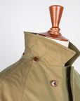 Cohérence Corb II Coat Gabardine Green