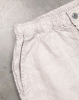 Remi Relief Linen Shorts Gray