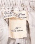 Remi Relief Linen Shorts Gray