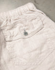 Remi Relief Linen Shorts Gray