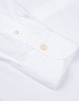 Finamore Gaeta Shirt Sergio Collar White Alumo Poplin