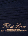 Frans Boone Socks Lungo Fillo di Scozia Blu Notte