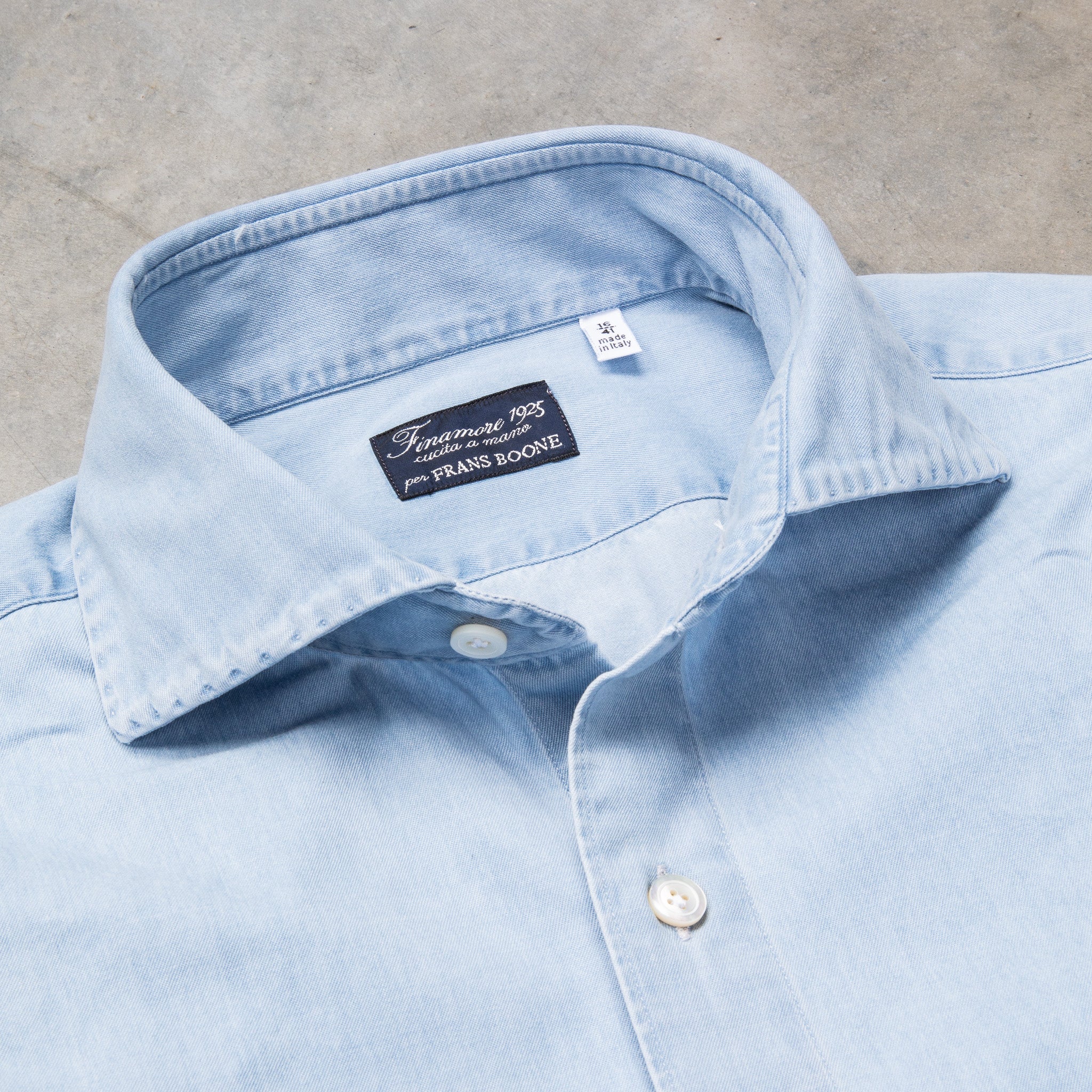 Gaeta Denim Shirt Dark Blue