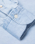 Finamore Gaeta Fit Collo Eduardo Bleached Light Denim