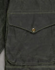 Manifattura Ceccarelli Rain Caban Wax Cloth Dark Green