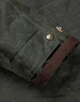 Manifattura Ceccarelli Rain Caban Wax Cloth Dark Green
