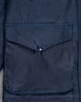 Manifattura Ceccarelli Rain Caban Wax cloth Navy