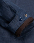 Manifattura Ceccarelli Rain Caban Wax cloth Navy