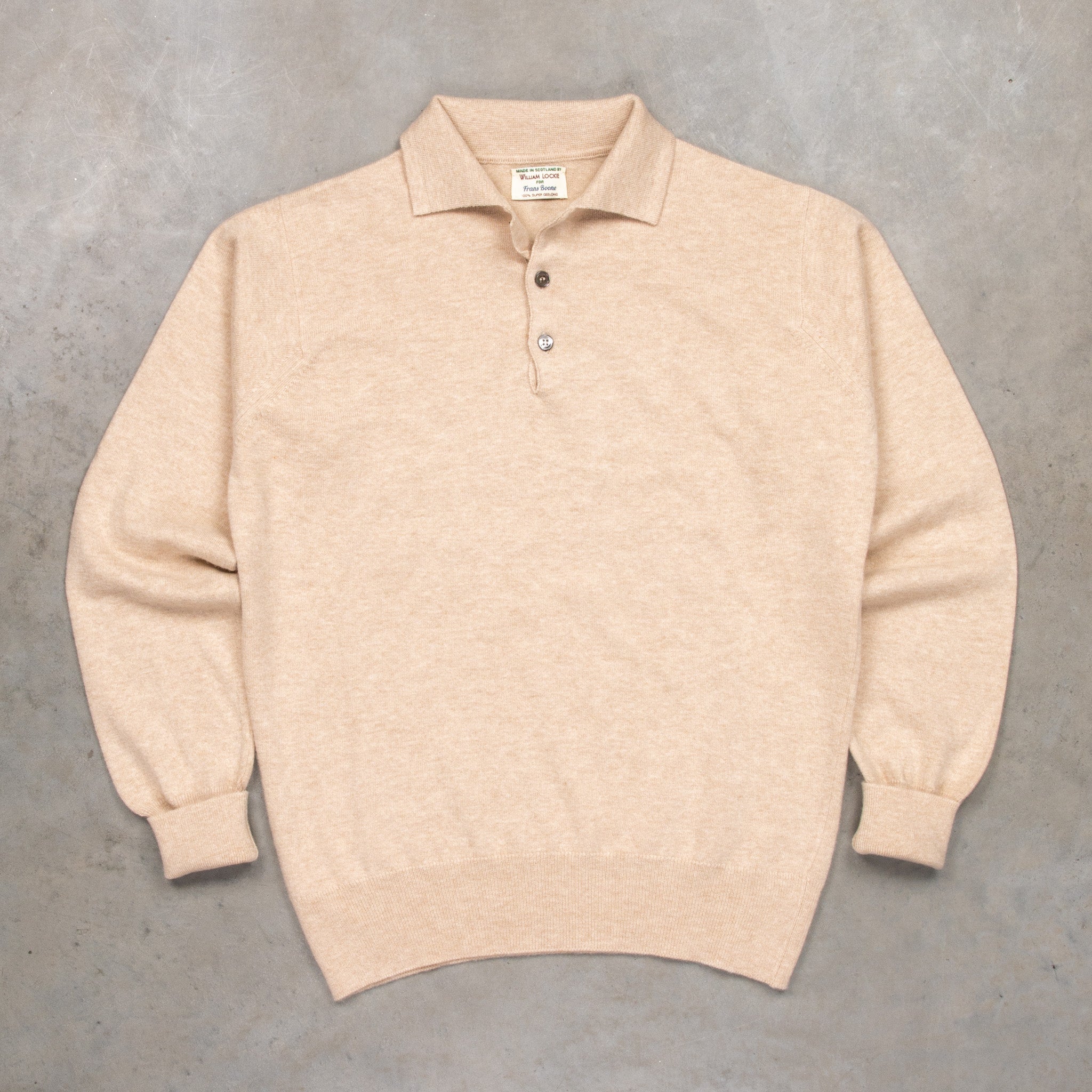 William Lockie x Frans Boone Super Geelong Polo Oatmeal – Frans 