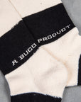 Buco Striped Action Socks White/Black