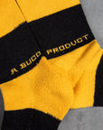 Buco Striped Action Socks Yellow/Black