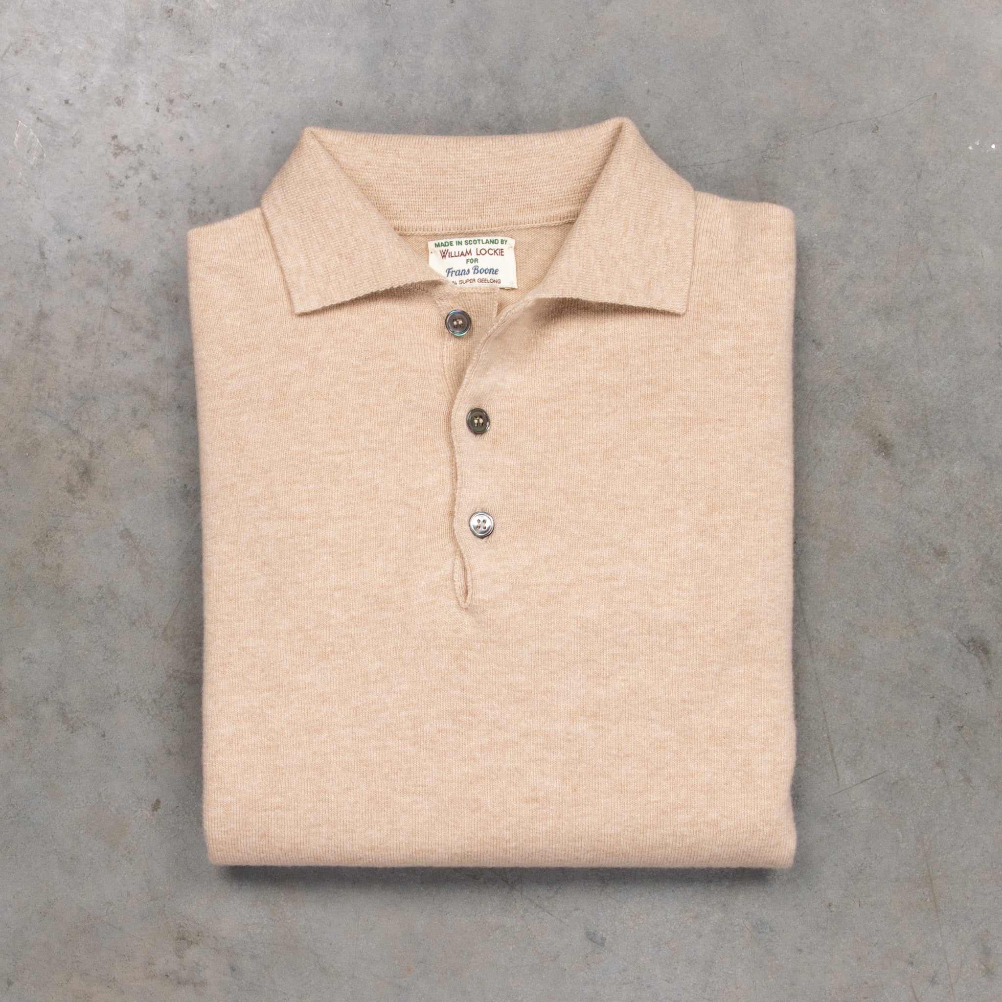 William Lockie x Frans Boone Super Geelong Polo Oatmeal – Frans 