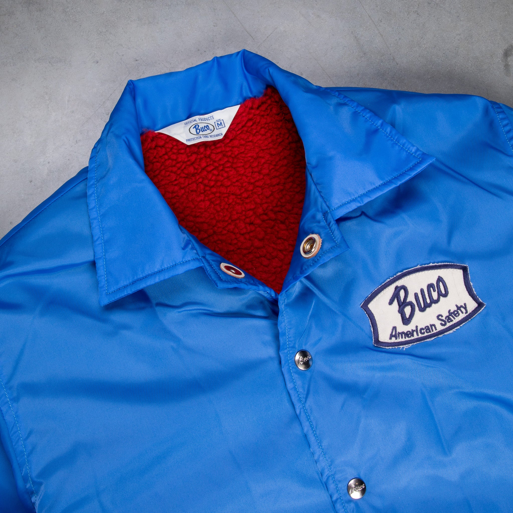 Buco Acrylic Lined Coach Jacket / Engineer Royal Blue – Frans