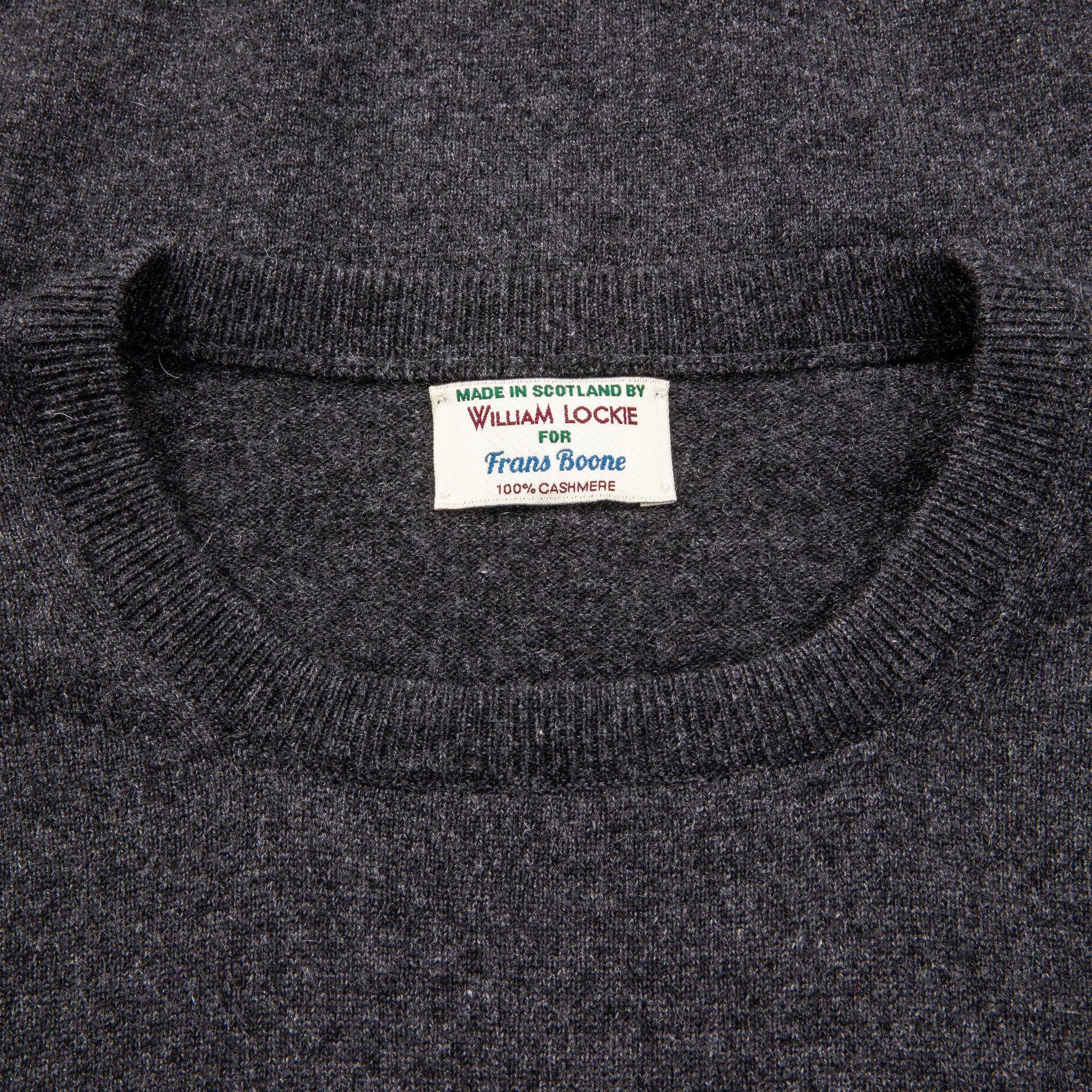 William Lockie Oxton Cashmere Crew Neck Oxford – Frans Boone Store