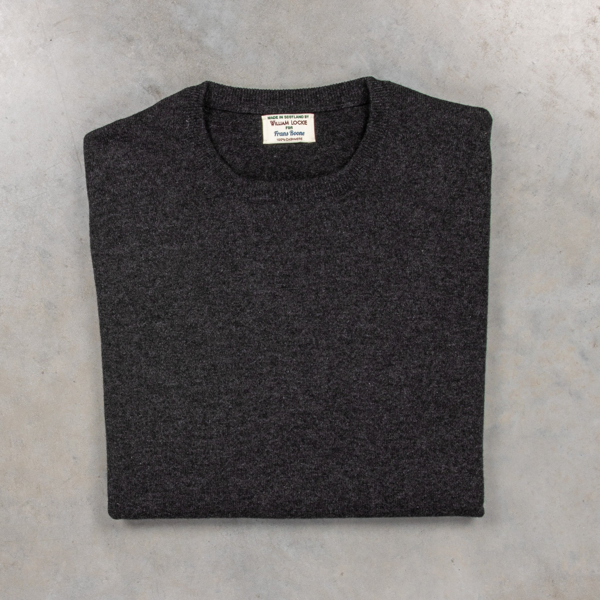 William Lockie Oxton Cashmere Crew Neck Oxford – Frans Boone Store