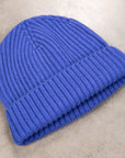 William Lockie x Frans Boone Royal Rib Cashmere Hat Cornflower