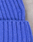 William Lockie x Frans Boone Royal Rib Cashmere Hat Cornflower