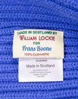 William Lockie x Frans Boone Royal Rib Cashmere Hat Cornflower