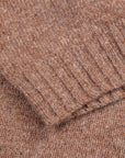 Laurence J. Smith Super soft Seamless Crew Neck Pullover Nutmeg