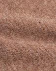 Laurence J. Smith Super soft Seamless Crew Neck Pullover Nutmeg