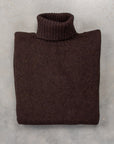 Laurence J. Smith Super Soft Seamless Roll Neck Pullover Truffle