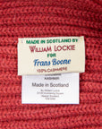 William Lockie x Frans Boone Royal Rib Cashmere Hat Brandy