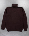 Laurence J. Smith Super Soft Seamless Roll Neck Pullover Truffle