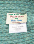 William Lockie x Frans Boone Royal Rib Cashmere Hat Green Lovat