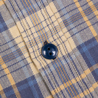 RRL Matlock Shirt Faded Blue and Yellow RL-600 Check