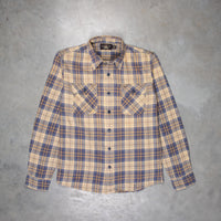RRL Matlock Shirt Faded Blue and Yellow RL-600 Check