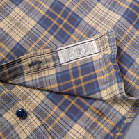 RRL Matlock Shirt Faded Blue and Yellow RL-600 Check