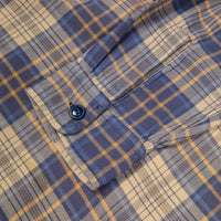 RRL Matlock Shirt Faded Blue and Yellow RL-600 Check