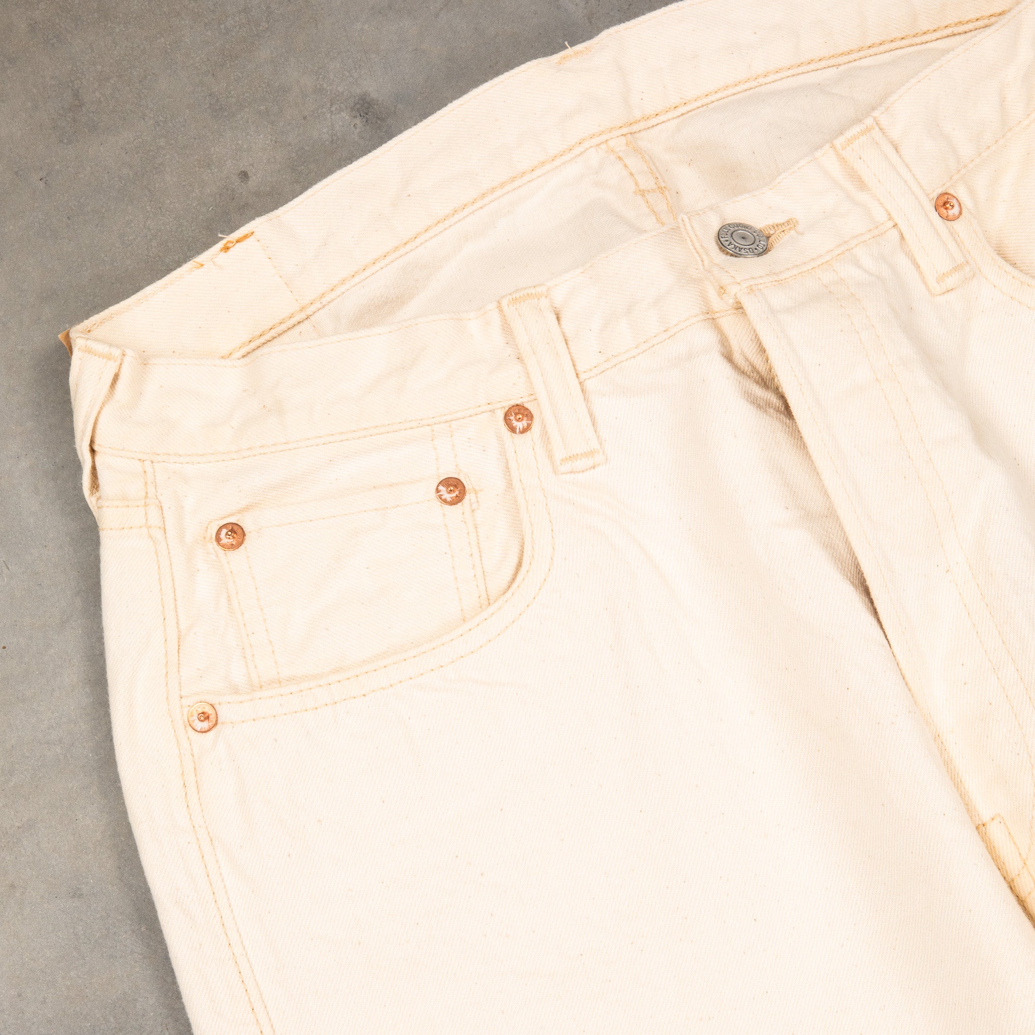 Fullcount 0105 Loose Straight 13.7 Oz Ecru – Frans Boone Store