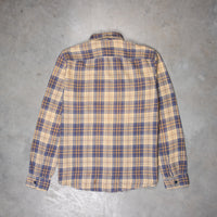 RRL Matlock Shirt Faded Blue and Yellow RL-600 Check