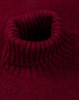 Laurence J. Smith Super Soft Seamless Roll Neck Pullover Bord Mix