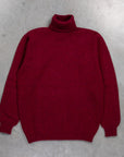 Laurence J. Smith Super Soft Seamless Roll Neck Pullover Bord Mix