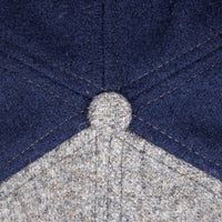 RRL 1930's Wool Ball Cap Navy Flannel