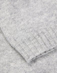 Laurence J. Smith Super Soft Seamless Roll Neck Pullover Silver