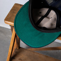 RRL 1930's Wool Ball Cap Navy Flannel