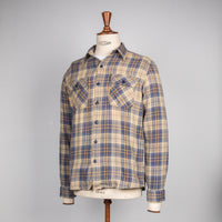 RRL Matlock Shirt Faded Blue and Yellow RL-600 Check