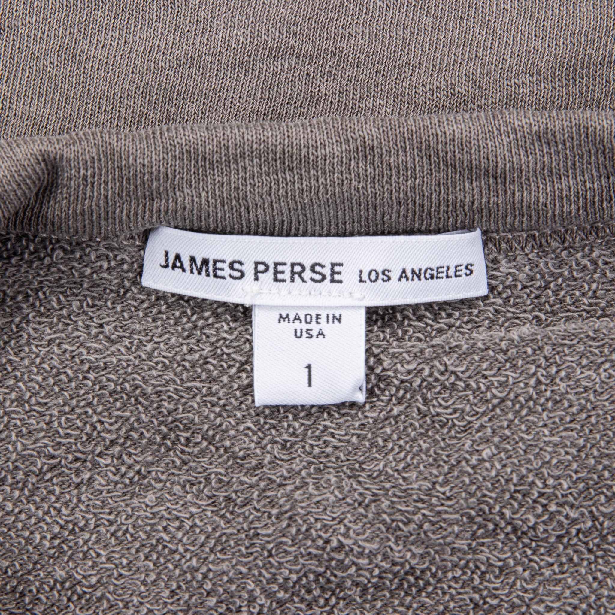 James Perse Vintage Fleece raglan Pullover Burro