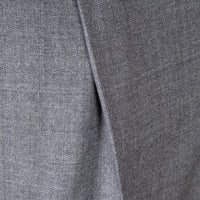 Rota Pantaloni High Rise Regular Fit Hopsack Grigio Medio