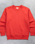 The Real McCoy's Joe McCoy 10oz loopwheel sweatshirt Cherry