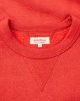 The Real McCoy's Joe McCoy 10oz loopwheel sweatshirt Cherry